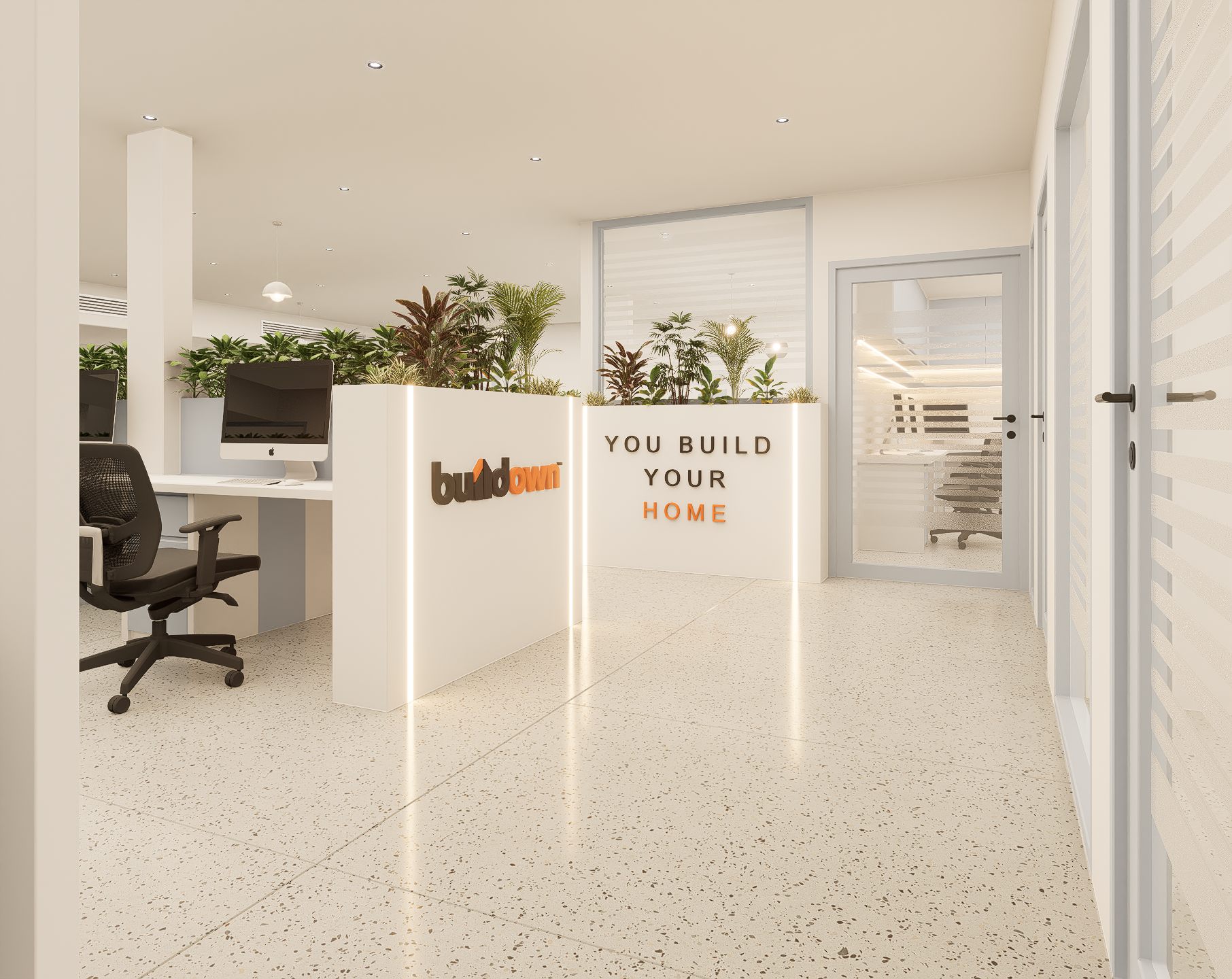 The Biophilic Corporate Hub - Workspace Detail