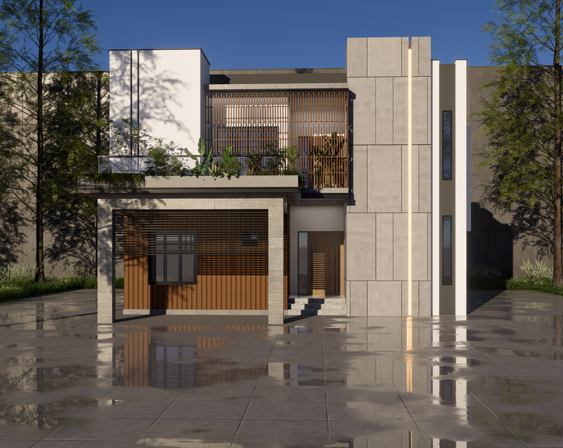 THE TROPICAL MINIMALIST VILLA - Main View
