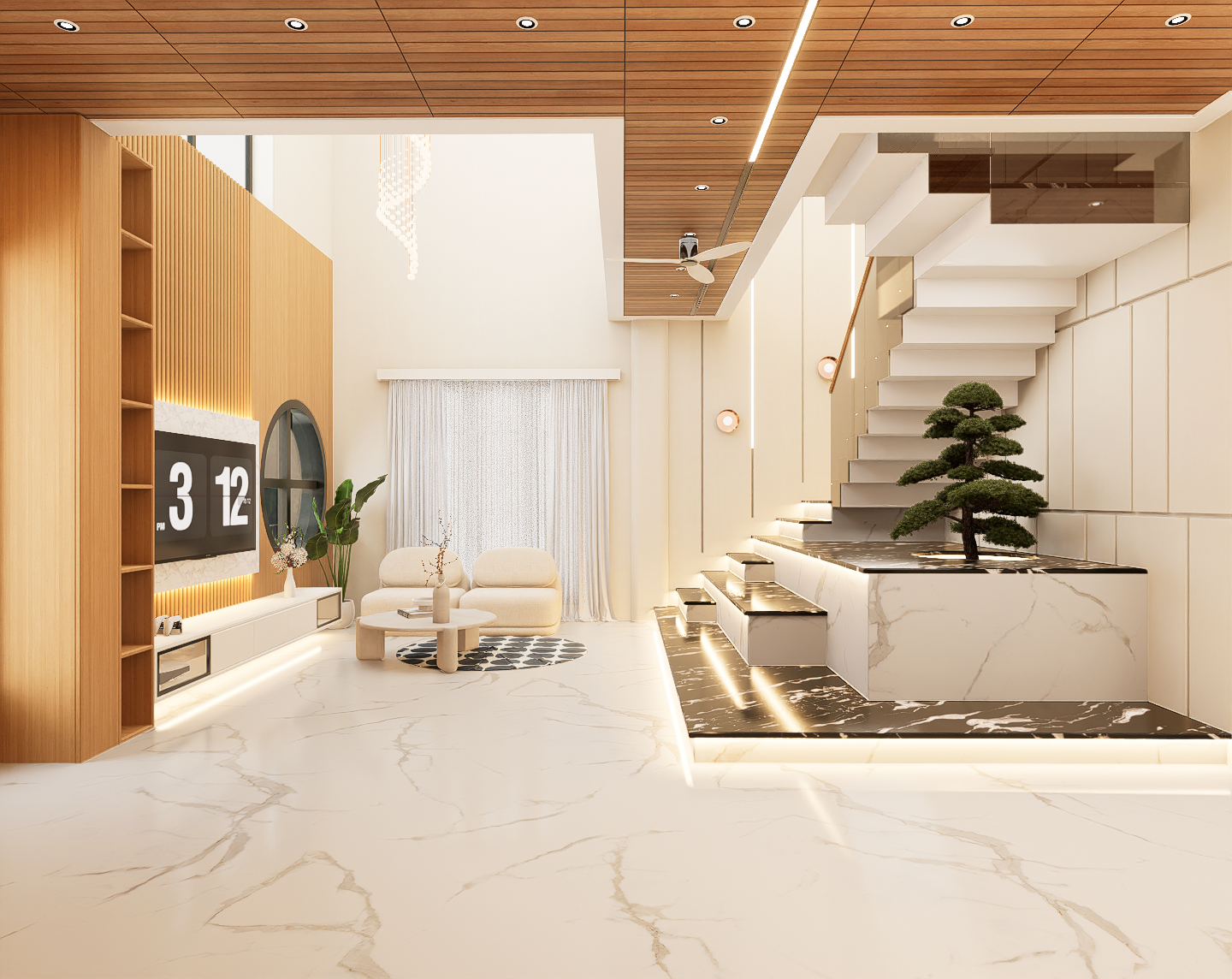 Living Room space - Main Render